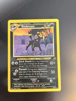 Pokemon TCG: Umbreon 32/75 Neo Discovery WoTC Non Holo Rare - LP to NM - Image 1