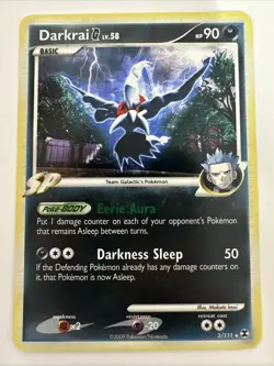 2009 Pokemon Platinum Rising Rivals Darkrai G #3/111 Reverse Holo - TCCCX - Image 1