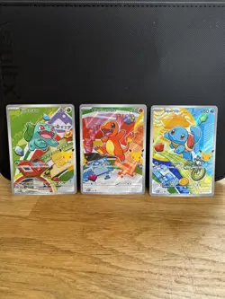Pokemon TCG First Partner Illustration Gen 1 Kanto Starters Set Mint/Near Mint - Image 1