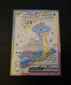 Lapras ex 158/142 Sv07: Stellar Crown Pokemon NM - Image 1