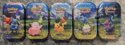 Pokemon TCG Ascended Heroes Full Set of 5 SEALED Mini Tins - Image 1