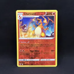 2020 Charizard 025/185 Pokemon: Vivid Voltage Reverse Holo Rare Near Mint - Image 1