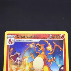 2020 Charizard 025/185 Pokemon: Vivid Voltage Reverse Holo Rare Near Mint - Image 3