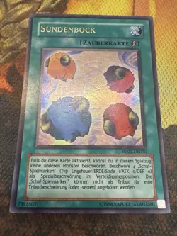 YUGIOH SCAPEGOAT RP01-DE090 ULTRA LP GERMAN - Image 1