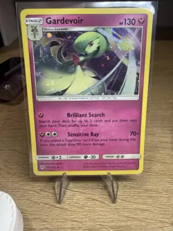 🌀 Pokemon Gardevoir Cosmos Holo w/ Swirl Rare Promo 141/214 TCG Lost Thunder - Image 1