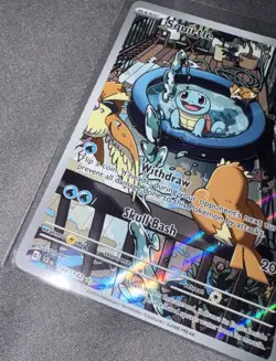 Pokemon Squirtle 148/142 Stellar Crown Full Art Rare - Image 2