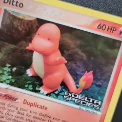 Pokemon Ditto (Charmander) EX Delta Species 061/113 Reverse Holo Common - Image 3