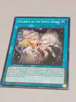 Yugioh INFO-EN060 - Susurrus of the Sinful Spoils - Super Rare - Image 2