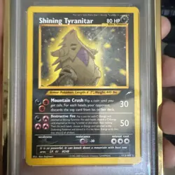 Pokemon TCG Shining Tyranitar Neo Destiny PSA 5 Guard Included - Image 3