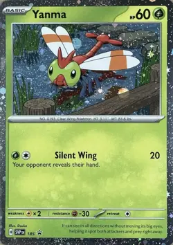 Yanma 🍃 185 Black Star Promo Cosmos Holo NM Pokemon Sv: Scarlet & Violet + Coin - Image 1