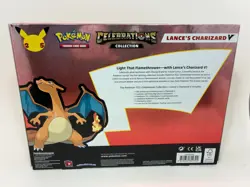 Pokemon 25th Anniversary Celebrations Lance's Charizard V Box SEALED f - Image 3