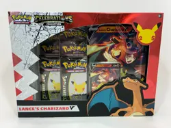 Pokemon 25th Anniversary Celebrations Lance's Charizard V Box SEALED d - Image 1