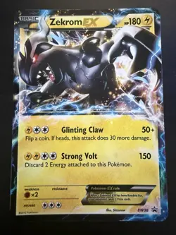 Pokemon TCG Zekrom EX Black And White Promo BW38 NM - Image 1