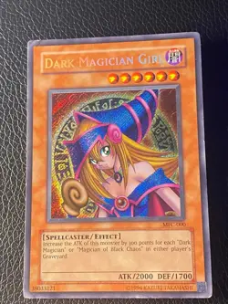 Dark Magician Girl MFC-000 (LP/MP) Secret Rare Yu-Gi-Oh! Card - Image 1