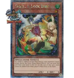 Yugioh 1x Droll & Lock Bird Alternate Art RA02-EN006 Quarter Century Secret Rare - Image 1