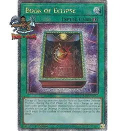 Yugioh! 1x Book of Eclipse RA02-EN054 Quarter Century Secret Rare 1st Ed NM - Image 1