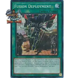 Yugioh! 1x Fusion Deployment RA02-EN065 Collector's Rare 1st Ed NM - Image 1
