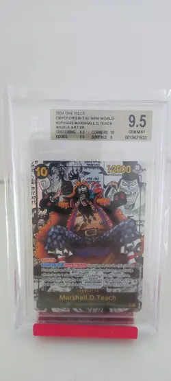 2024 One Piece OP09 En Manga Alternate Art #093 Marshall D. Teach 9.5 - Image 1