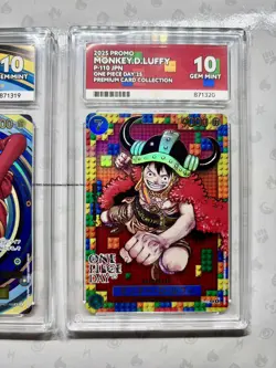 Luffy OP07-109 + P-110 ACE 10 One Piece Day 24 2024 25 2025 Promo Set Japanese - Image 5