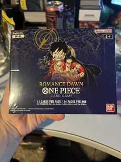 One Piece OP-01 Romance Dawn SEALED Booster Box English White Bottom - Image 1