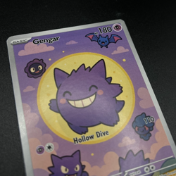 Pokemon Gengar Limited Promo Doujin ACG DIY Full Art Card NO HOLO - Image 2
