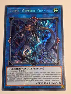 Ningirsu the World Chalice Warrior●YUGIOH●MP18●SPANISH●SECRET RARE●NM●2911 - Image 1
