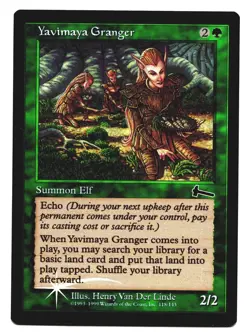 Magic The Gathering MTG Urza's Legacy ULG 1999 #118 Yavimaya Granger NM FOIL x2 - Image 1
