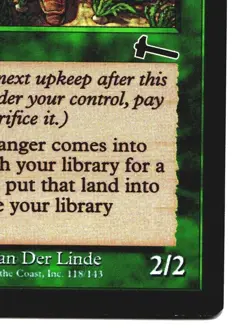 Magic The Gathering MTG Urza's Legacy ULG 1999 #118 Yavimaya Granger NM FOIL x2 - Image 5