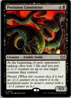 Persistent Constrictor Commander: Duskmourn: House of Horror Regular LP-NM - Image 1