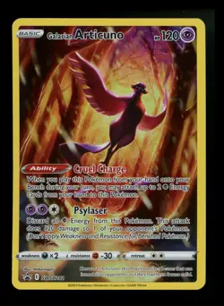 #5 Galarian Articuno SWSH282 Black Star Promo 2023 Holo Rare IR Pokemon Card TCG - Image 1