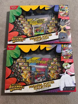 Pokemon Ascended Hero’s Gardevoir & Lucario Premium Poster Collection Sealed - Image 1