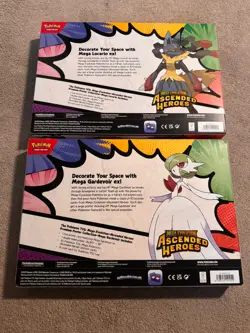 Pokemon Ascended Hero’s Gardevoir & Lucario Premium Poster Collection Sealed - Image 2
