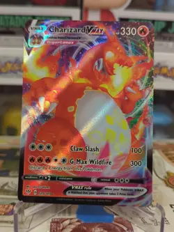Charizard VMAX 020/189 Ultra Rare Full Art Swsh03: Darkness Ablaze Pokemon - Image 4