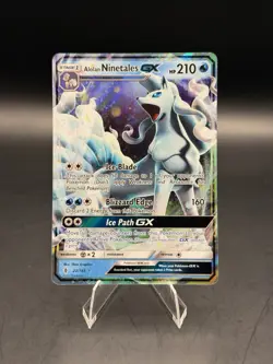 Alolan Ninetales GX Pokemon TCG Guardians Rising Ultra Rare 22/145 (NM) - Image 1