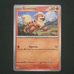Growlithe Arcanine Evolution Lot MEW Pokemon TCG - Image 3