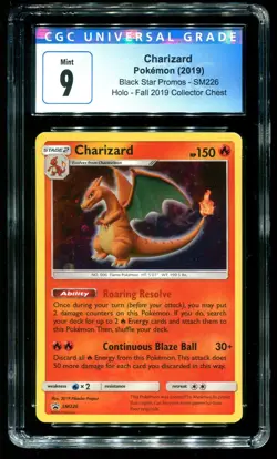 CGC 9 Charizard Holo Promo Fall 2019 Collector Chest 2019 Pokemon Card #SM226 - Image 1