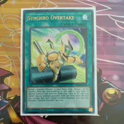 Synchro Overtake - Ultra Rare 2022 Mega Tin Pack (MP22) Yugioh Cards - Image 1
