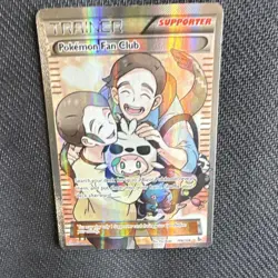 Pokemon Fan Club Trainer Full Art Ultra Rare Holo 106/106 Flashfire Card - Image 1