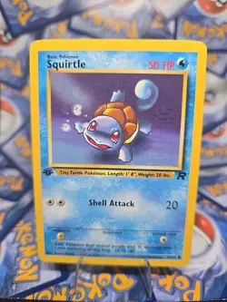 Pokemon TCG 1st Edition Team Rocket Squirtle 68/82 LP - Image 1