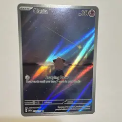 Pokemon Cleffa 202/197 SV03 Obsidian Flames Illustration Rare Holo 30 HP - Image 1
