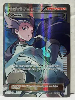 2015 Pokemon TGC Holo. Ultra Rare Roaring Skies Winona Trainer # 108/108 Mint - Image 1