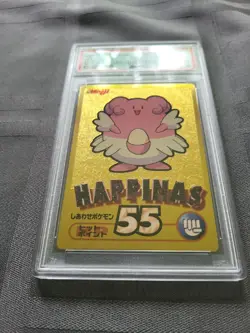 MINT 2000 Pokemon Japanese Meiji *BLISSEY* GOLD Foil Promo - Vintage PSA 9 - Image 4