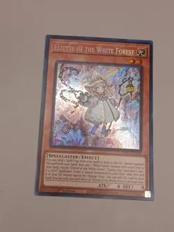 YUGIOH! Elzette of the White Forest INFO-EN014 Secret Rare 1st Edition NM - Image 2