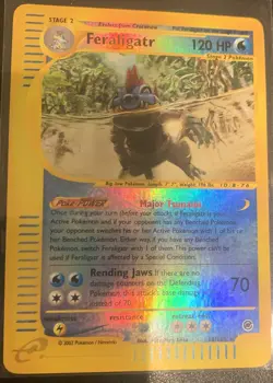 Feraligatr Reverse Holo – Aquapolis 12/165 (2002) –Pokemon TCG WotC – MP - Image 4