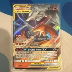 Pokemon TCG Reshiram & Charizard GX 20/214 Unbroken Bonds Holo Card - Image 1