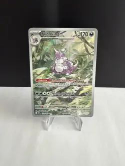 Pokemon TCG Nidoking Scarlet & Violet 151 Illustration Rare Card 174/165 - Image 1