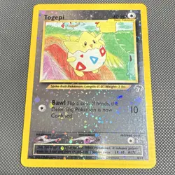 Pokemon Togepi 04/18 Southern Islands Reverse Holo Promo 40 HP English 2001 - Image 1