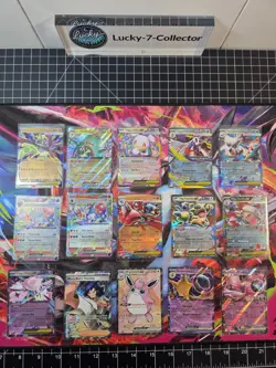 Pokemon Mega EX Cards Lot of 15x! All near mint! 151 wigglytuff 👀❤ - Image 1