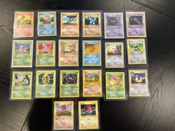 SHADOWLESS 1999 POKEMON BASE SET 20 CARD LOT! CHARMANDER, SQUIRTLE… HP-NM🔥🔥 - Image 1