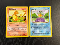 SHADOWLESS 1999 POKEMON BASE SET 20 CARD LOT! CHARMANDER, SQUIRTLE… HP-NM🔥🔥 - Image 2